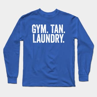 Gym Tan Laundry White Long Sleeve T-Shirt